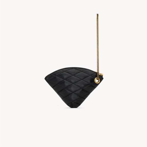 NWT - SADE TRIANGLE COIN PURSE IN LAMBSKIN - Picture 11 of 15